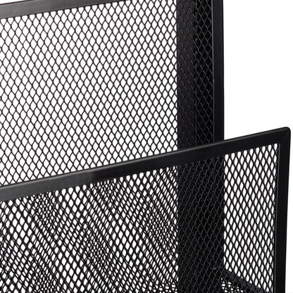 Artikelbild 7 für relaxdays WC-Garnitur schwarz, braun Metall, 1 St., Artikelnummer 361432