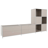 Artikelbild 1 für viasit Sideboard System4, 83917 taupe 227,9 x 40,4 x 118,2 cm, 1 St., Artikelnummer 504304