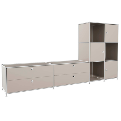 Artikelbild für viasit Sideboard System4, 83917 taupe 227,9 x 40,4 x 118,2 cm, 1 St., Artikelnummer 504304