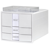 Artikelbild 1 für HAN Schubladenbox IMPULS weiß 1017-12D, DIN A4 mit 3 Schubladen, 1 St., Artikelnummer 661654