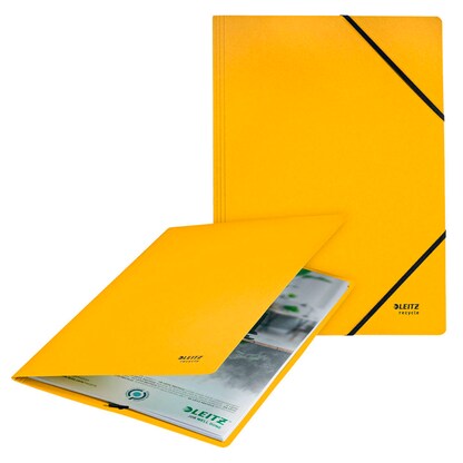 Artikelbild für LEITZ Eckspanner recycle 3908 DIN A4 gelb, 1 St., Artikelnummer 854321