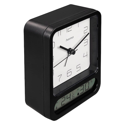 Artikelbild 2 für hama Wecker Pag weiß schwarz Kunststoff 9,5 x 12,5 cm, Artikelnummer 501209