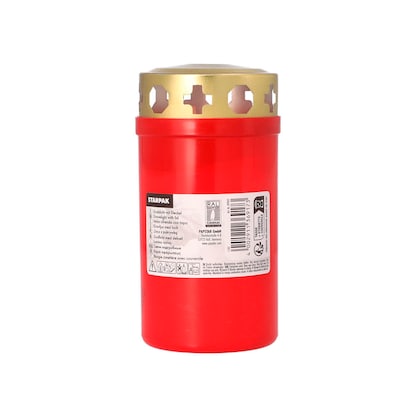 Artikelbild für STARPAK Grablicht rot, 1 St., Artikelnummer 370947