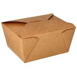 Artikelbild 1 für PAPSTAR Snackboxen pure braun 750,0 ml, 50 St., Artikelnummer 467114