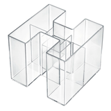 Artikelbild 1 für HAN Stiftehalter BRAVO glasklar Kunststoff 5 Fächer 10,9 x 10,9 x 9,0 cm, Artikelnummer 663252