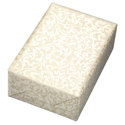 Artikelbild 2 für JUNG SCHÖNER VERPACKEN Geschenkpapier Brokat beige Ornamente mehrfarbig, 50,0 m, Artikelnummer 211892