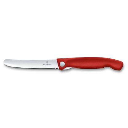Artikelbild 3 für VICTORINOX Frühstücksmesser Swiss Classic silber, rot glatt, Klinge: 11,0 cm, 1 St., Artikelnummer 322592