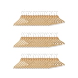 Artikelbild 1 für relaxdays Kleiderbügel braun, 48 St., Artikelnummer 451173