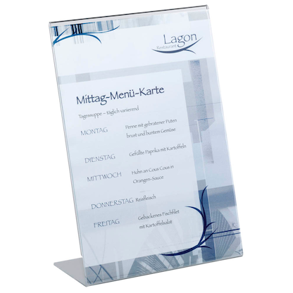 Artikelbild 2 für DURABLE Tischaufsteller DIN A4 einseitig, 2 St., Artikelnummer 100638