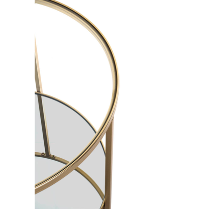 Artikelbild 6 für HAKU Möbel Beistelltisch rund Spiegel, Sicherheitsglas gold 60,0 x 60,0 x 45,0 cm, 1 St., Artikelnummer 772470