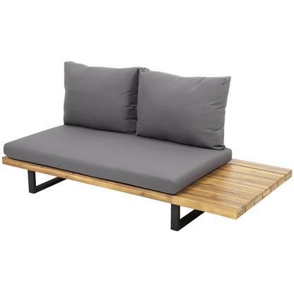 Artikelbild 4 für Garden Pleasure Loungegruppe ACAPULCO anthrazit, schwarz Holz, Metall, 13-teilig, Artikelnummer 897732