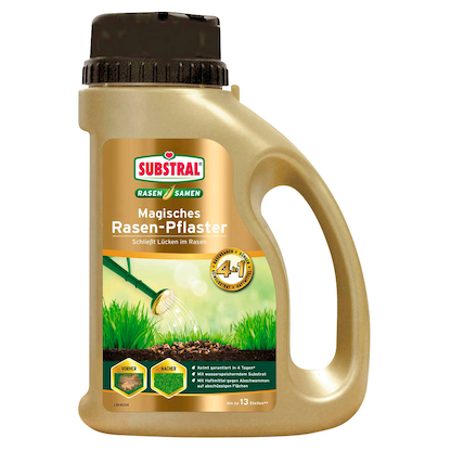 Artikelbild für SUBSTRAL® Magisches Rasenpflaster Rasensamen 1,0 kg, Artikelnummer 368967