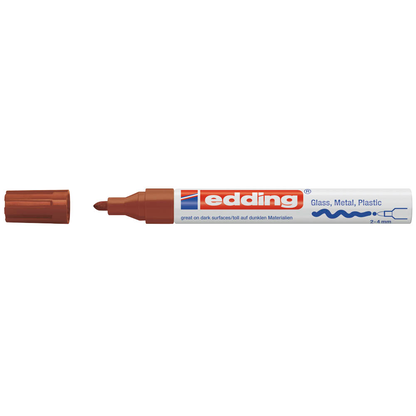 Artikelbild 4 für edding 750 Glanz Lackmarker farbsortiert 2,0 - 4,0 mm, 10 St., Artikelnummer 126094