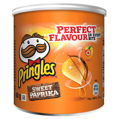 Artikelbild für Pringles Paprika Chips 12x 40,0 g, Artikelnummer 978213