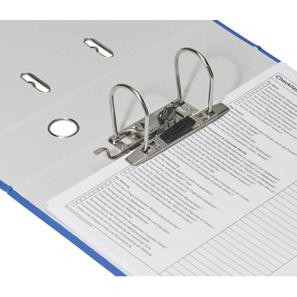 Artikelbild 3 für DONAU Klassik Ordner blau Karton 7,5 cm DIN A4, 1 St., Artikelnummer 183996