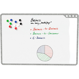 Artikelbild 1 für PLAYROOM mobiles Whiteboard Playboard 50,0 x 75,0 cm grau emaillierter Stahl, Artikelnummer 315449