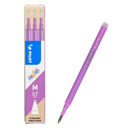 Artikelbild für PILOT FRIXION Tintenrollerminen purple 0,4 mm 3 St., Artikelnummer 170874