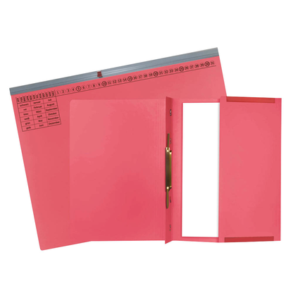 Artikelbild 2 für Exacompta Hängehefter Exaflex Karton rot DIN A4 1x Amtsheftung, 25 St., Artikelnummer 111000