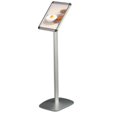 Artikelbild 1 für update displays Infoständer silber DIN A3 30,0 x 42,0 x 115,0 - 120,0 cm, 1 St., Artikelnummer 316913