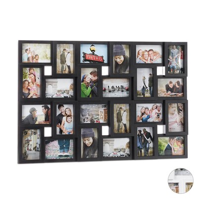 Artikelbild für relaxdays Collage-Bilderrahmen schwarz 86,0 x 57,0 cm, 1 St., Artikelnummer 521603