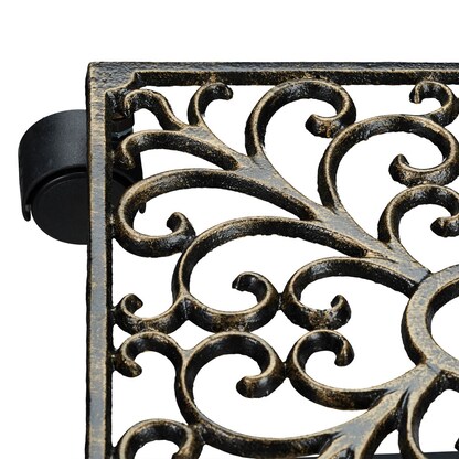 Artikelbild 5 für relaxdays Pflanzenroller Metall bronze quadratisch 27,5 x 7,5 cm, 1 St., Artikelnummer 451514