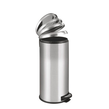 Artikelbild für WENKO Leman Mülleimer 30,0 l silber, 1 St., Artikelnummer 804843