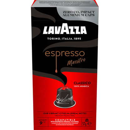 Artikelbild für LAVAZZA Maestro Classico Kaffeekapseln, Arabicabohnen 10 Stück, Artikelnummer 125449