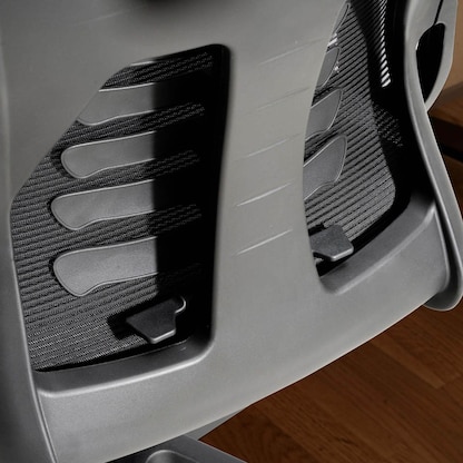 Artikelbild 8 für AMSTYLE Bürostuhl, SPM1.445 Stoff schwarz, Gestell schwarz, Artikelnummer 314858