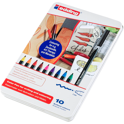 Artikelbild 2 für edding 1300 Filzstifte farbsortiert, 10 St., Artikelnummer 780437