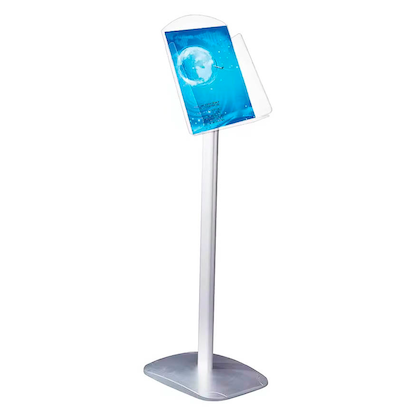 Artikelbild für LMG Infoständer silber DIN A4 100,0 cm, 1 St., Artikelnummer 576128