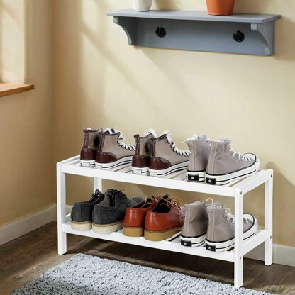 Artikelbild 3 für SONGMICS Schuhregal weiß 70,0 x 26,0 x 33,0 cm, 1 St., Artikelnummer 759619