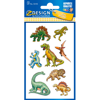 Artikelbild für AVERY Zweckform Aufkleber 53145 Dinos, 24 Etiketten, Artikelnummer 242194