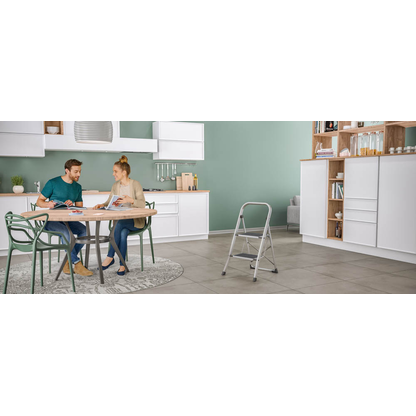 Artikelbild 7 für Hailo Klapptritt K70 StandardLine silber 2 Stufen, H: 83,0 cm, Artikelnummer 379848