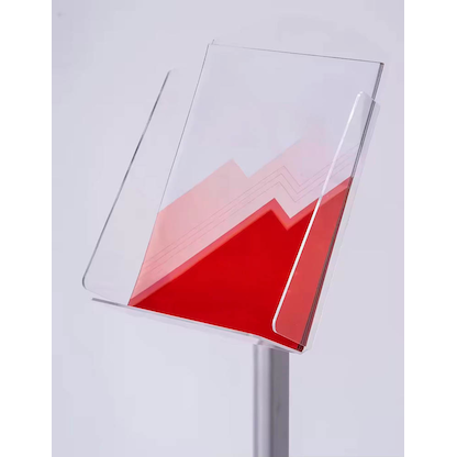 Artikelbild 2 für LMG Infoständer silber DIN A4 100,0 cm, 1 St., Artikelnummer 576128