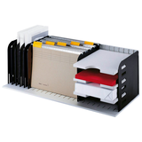 Artikelbild 1 für styro Sortierstation styrorac grau/schwarz mit 7 Fächern, Artikelnummer 370243