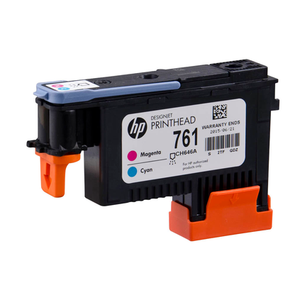 Artikelbild 3 für HP 761(CH646A) magenta, cyan Druckkopf, Artikelnummer 906966