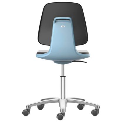 Artikelbild 5 für bimos Arbeitsdrehstuhl Labsit blau, schwarz Kunstleder, Artikelnummer 470296