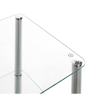 Artikelbild 5 für HAKU Möbel Badregal 90240 silber 39,0 x 39,0 x 107,0 cm, Artikelnummer 558401