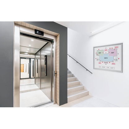 Artikelbild 9 für DURABLE Klapprahmen silber 66,0 x 90,0 cm, 1 St., Artikelnummer 574693