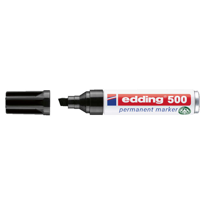 Artikelbild 2 für edding 500 Permanentmarker schwarz 2,0 - 7,0 mm, 1 St., Artikelnummer 311001