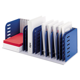 Artikelbild 1 für styro Sortierstation styrorac grau/blau mit 7 Fächern, Artikelnummer 370217