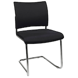 Artikelbild 1 für Topstar Besucherstühle Visit 20 NV390 G20 schwarz Stoff, 2 St., Artikelnummer 133177