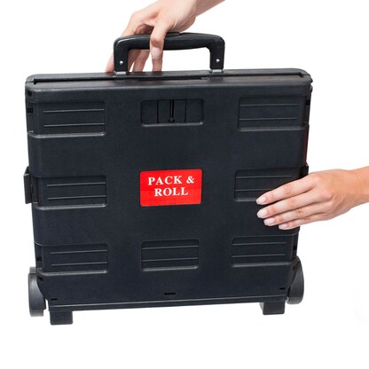 Artikelbild 7 für relaxdays Einkaufstrolley Kunststoff schwarz 42,0 x 37,0 x 39,0 cm, Artikelnummer 360691