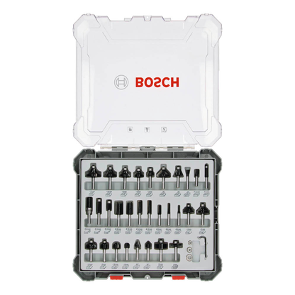 Artikelbild für AKTION: BOSCH Mixed Set Fräser-Set 30-teilig mit Prämie nach Registrierung, Artikelnummer 454324