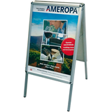 Artikelbild 1 für update displays Kundenstopper silber DIN A1 2 Fächer 63,7 x 80,0 x 100,5 cm, 1 St., Artikelnummer 217069