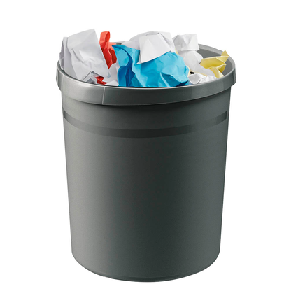 Artikelbild für HAN Grip Papierkorb 18,0 l dunkelgrau, 1 St., Artikelnummer 443749