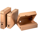 Artikelbild 1 für LEITZ Archivboxen 6084 braun 7,0 x 26,5 x 32,5 cm, 10 St., Artikelnummer 665968