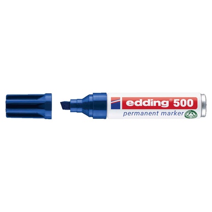 Artikelbild 2 für edding 500 Permanentmarker blau 2,0 - 7,0 mm, 1 St., Artikelnummer 311019