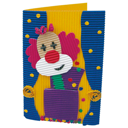 Artikelbild 7 für folia Bastelwellpappe E-Welle farbsortiert 1 Pack, Artikelnummer 375503