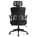 Artikelbild 1 für AMSTYLE Bürostuhl, SPM1.447 Stoff schwarz, Gestell schwarz, Artikelnummer 314779